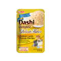 Inaba Dashi Delights Delikate Flakes - kurczak i serem - karma uzupełniająca w delikatnej galaretce dla kota - 40 g.png