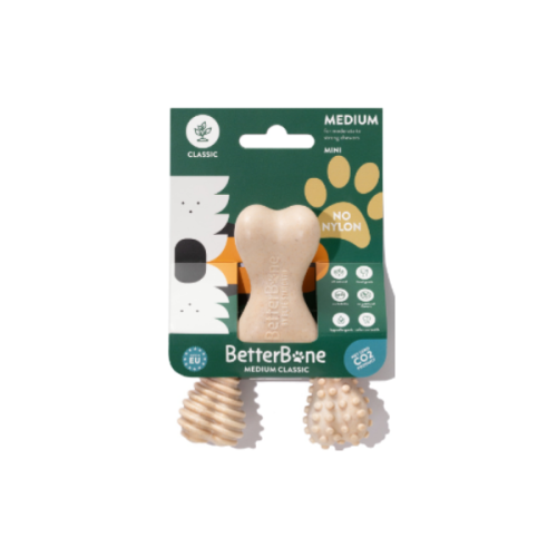 BETTERBONE MINI MEDIUM CLASSIC Gryzak z bezpiecznej celulozy roślinnej dla psów ras małych i miniaturowych do 7 kg  (1).png