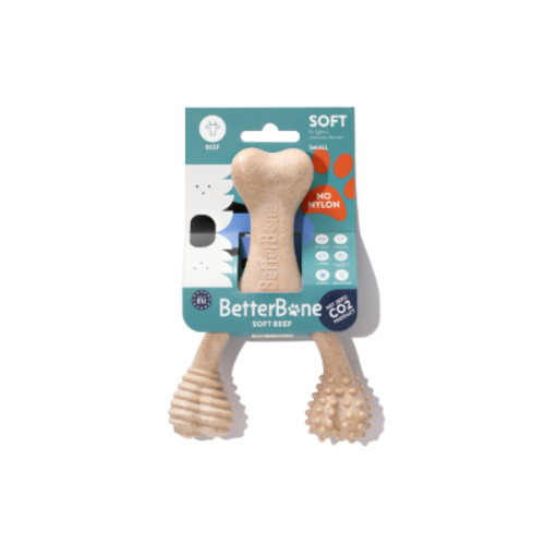 BETTERBONE SMALL SOFT BEEF Gryzak z bezpiecznej celulozy roślinnej SOFT CLASSIC Gryzak z bezpiecznej celulozy roślinnej dla małych i średnich psów - z wołowiną   (1).png
