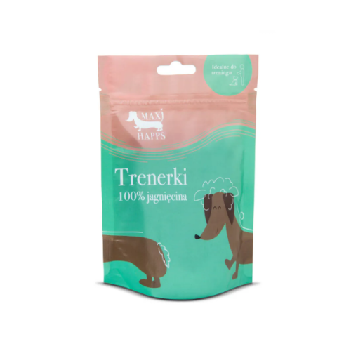 MAXI HAPPS Trenerki z jagnięciny - przysmaki dla psów - 70 g.png