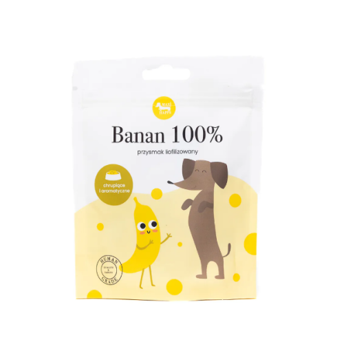 MAXI HAPPS Banan 100% - przysmaki liofilizowane dla psów i kotów - 20 g.png