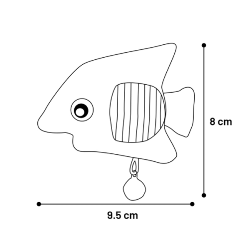 Flamingo Zabawka dla kota z kocimiętką - Rybka z dzwoneczkiem  (2).png