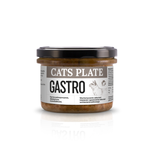 Cats Plate Vet Gastro PLUS - karma z kangurem dla kotów z chorobami układu trawienia - 180 g.png