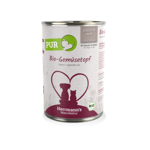 HERRMANN'S MANUFAKTUR Karma z warzyw ekologicznych dla psów i kotów - 400 g.png