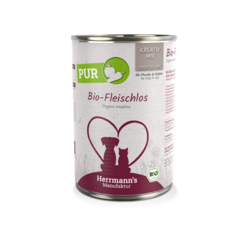HERRMANN'S MANUFAKTUR Karma bezmięsna ekologiczna dla psów i kotów - 400 g.png