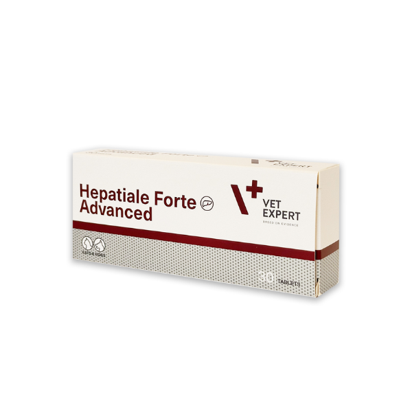VET EXPERT VET Expert Hepatiale Forte Advanced - Preparat wspomagający pracę wątroby u psów i kotów- 30 tabletek.png