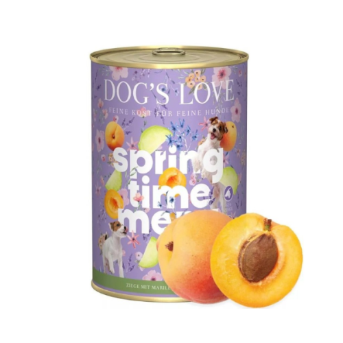 DOG'S LOVE Kozina z morelami i kalarepą - karma mokra dla psów - 400 g  (1).png