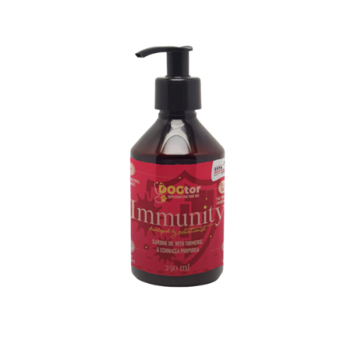 Syta Micha Immunity oil - olej z sardynek i jeżówki i kurkumy  dla psów - na odporność - 250 ml.png