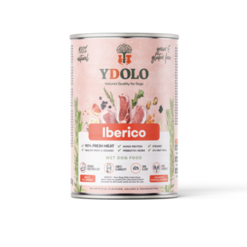 YDOLO Iberico Karma mokra dla psów - wieprzowina IBERICO - 400 g (1).png