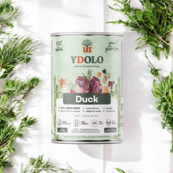 YDOLO DUCK Karma mokra dla psów - kaczka - 400 g  (5).png