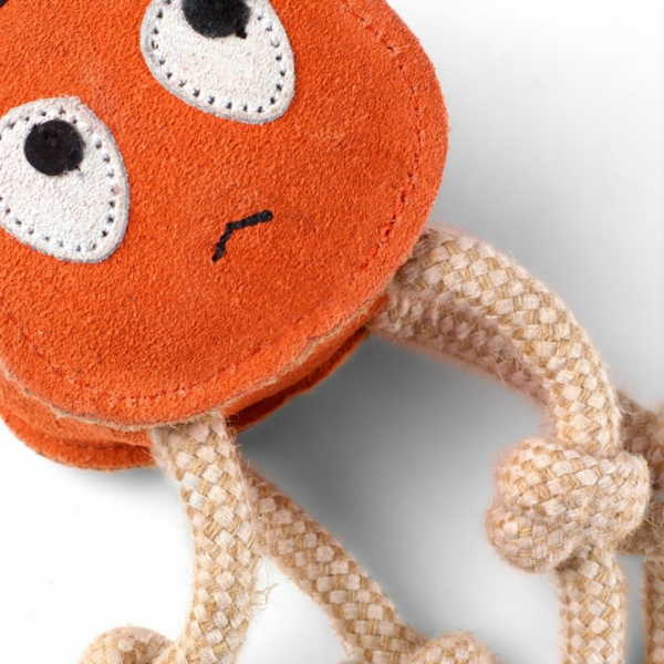 GREEN WILD'S Sid the Squid - zabawka dla psa - kałamarnica (4).png