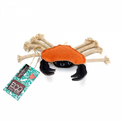 GREEN WILDS Carlos the Crab - zabawka dla psa - krab (1).png