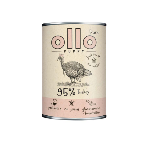 OLLO Puppy PURE Indyk - karma dla szczeniąt - 400 g  (1).png