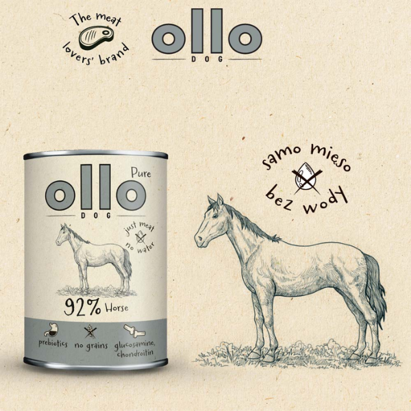 OLLO Konina - karma mokra PURE dla psa - 400 g   (5).png