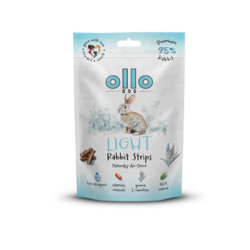 OLLO Przysmaki monobiałkowe z królika dla psa - 80 g.png
