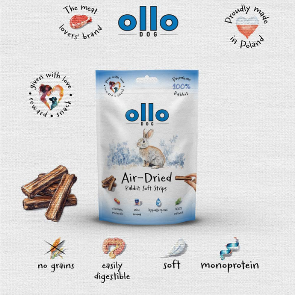 OLLO Przysmaki monobiałkowe z królika dla psa - 80 g  (4).png