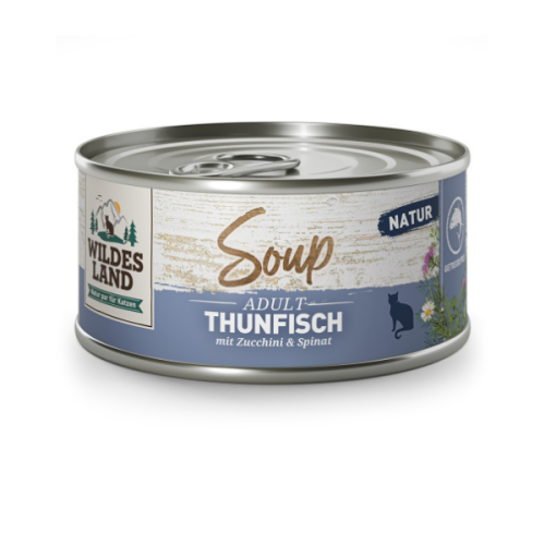 WILDES LAND CAT - tuńczyk z cukinią i szpinakiem - zupa dla kota - 80 g.png