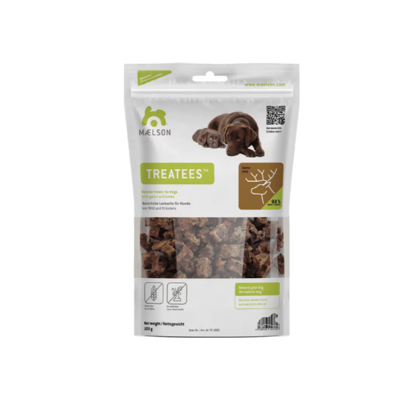 MAELSON Mięsne kąski z dziczyzny - naturalne  przysmaki dla psów - 100 g.png