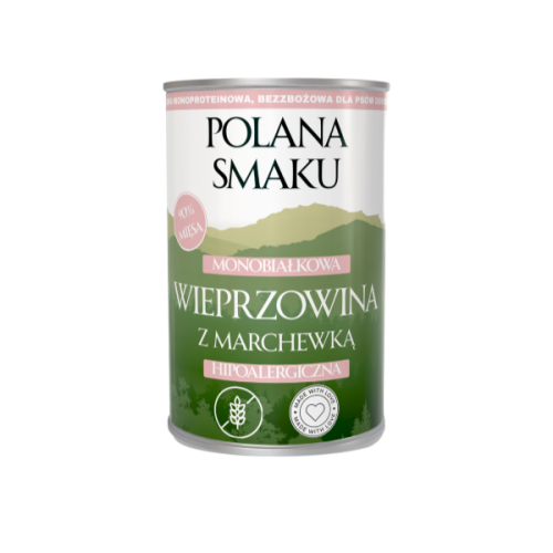 POLANA SMAKU Wieprzowina z marchewką - karma mokra dla psów - 400 g.png