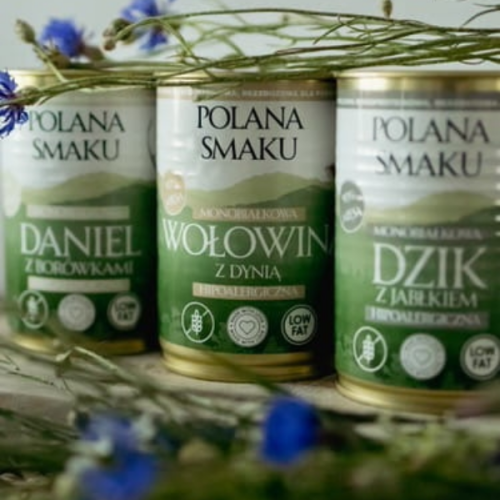 POLANA SMAKU Jagnięcina z batatem - karma mokra dla psów - 400 g (1).png