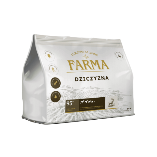 FARMA Karma tłoczona na zimno dla psów - dziczyzna  (1).png