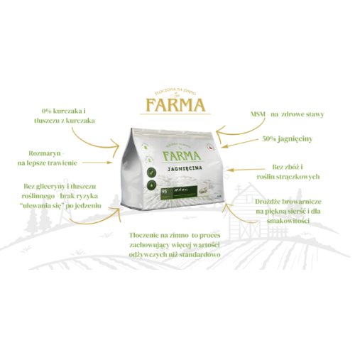 FARMA Karma tłoczona na zimno dla psów - jagnięcina (2).png