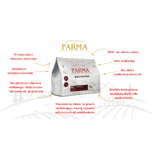 FARMA Karma tłoczona na zimno dla psów - wołowina  (2).png