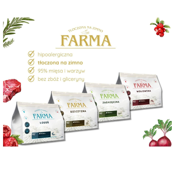 FARMA Karma tłoczona na zimno dla psów - wołowina  (6).png
