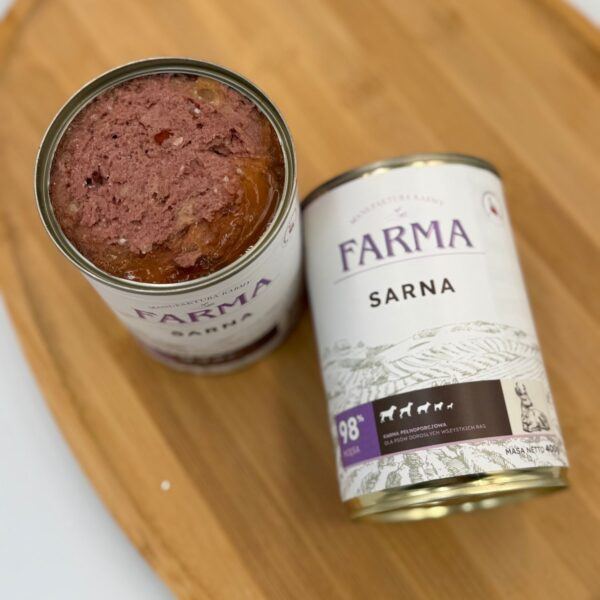 FARMA Sarna - karma mokra  dla psa - 400 g (3).png