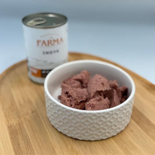 FARMA Indyk - karma mokra  dla psa - 400 g (2).png