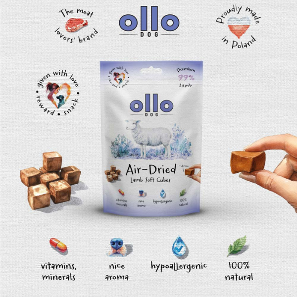 OLLO SOFT CUBE Przysmaki w kształcie kostek z jagnięciny dla psów - 80 g.png