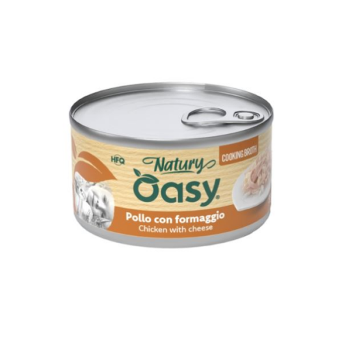 OASY NATURY cooking broth Karma mokra z kurczakiem i serem dla kotów - 85 g.png