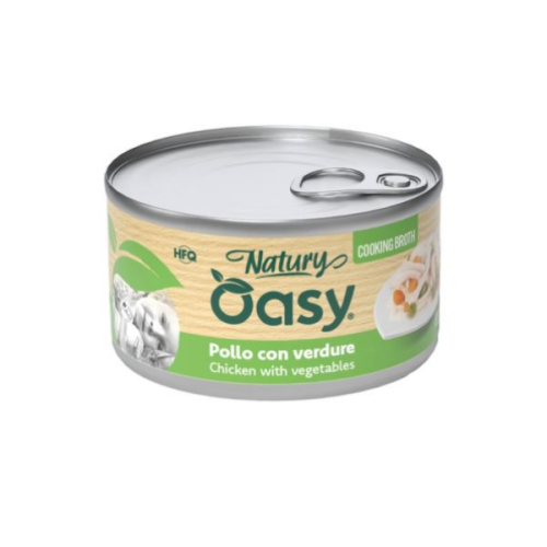 OASY NATURY cooking broth Karma mokra z kurczakiem i warzywami dla kotów - 85 g.png