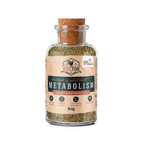 SYTA MICHA DOGTOR Zioła na metabolizm dla psów - 80 g.png