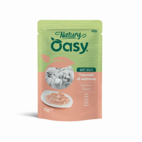 OASY NATURY Karma uzupełniająca dla kotów - łosoś - 70 g.png