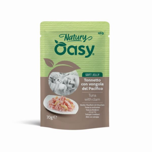 OASY NATURY Karma uzupełniająca dla kotów - tuńczyk z kalmarami - 70 g.png