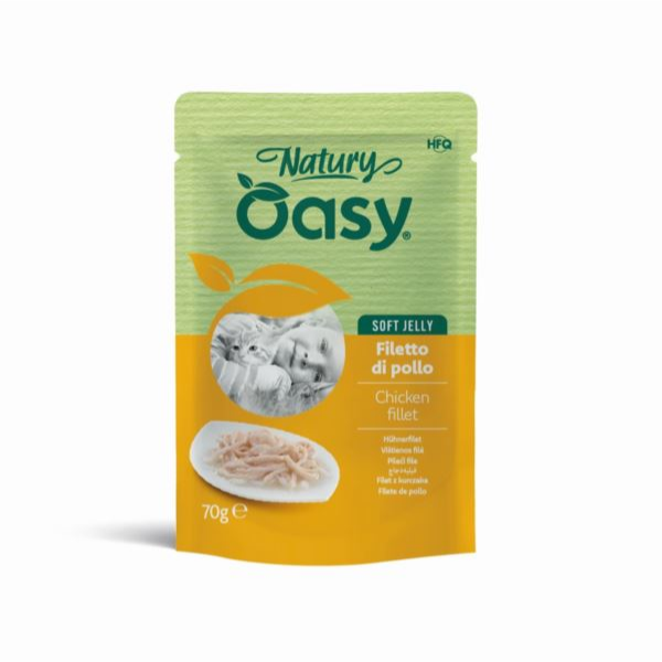 OASY NATURY Karma uzupełniająca dla kotów - kurczak -70 g.png