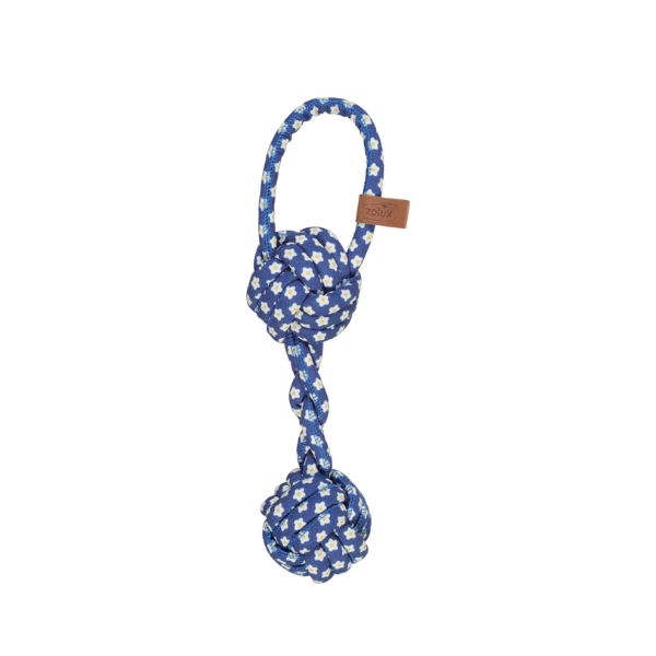 ZOLUX  Zabawka BLUE FLOWER dla  psa - hantel sznur  (1).png