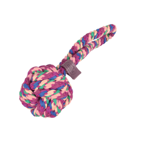 ZOLUX Zabawka RAINBOW dla  psa - szarpak piłka sznur  (1).png