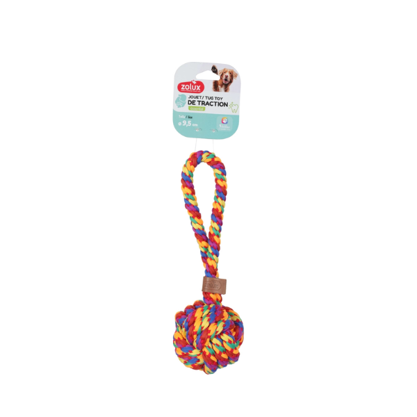ZOLUX Zabawka RAINBOW dla  psa - szarpak piłka sznur  (2).png