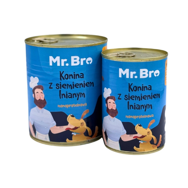 MR BRO Konina z siemieniem lnianym - karma mokra dla psa - 400 g  i 800 g.png