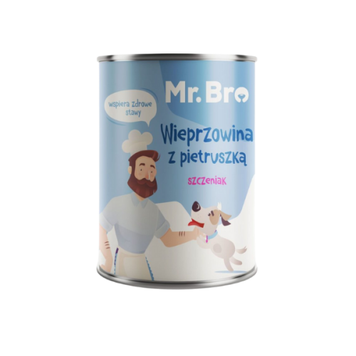MR BRO PUPPY Wieprzowina z pietruszką - karma mokra dla szczeniąt - 400 g.png