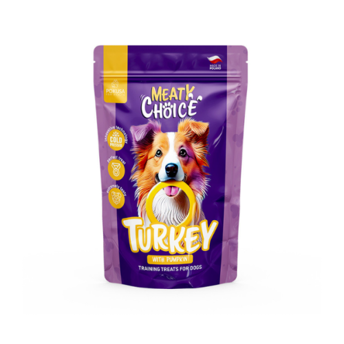 POKUSA MEATY CHOICE Turkey with Pumpkin Przysmaki treningowe -  indyk z dynią dla psów.png