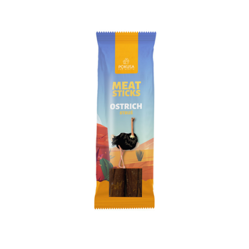 POKUSA FEEL THE WILD MEAT STICKS mięsne gryzaki dla psa -  struś - 2 szt..png