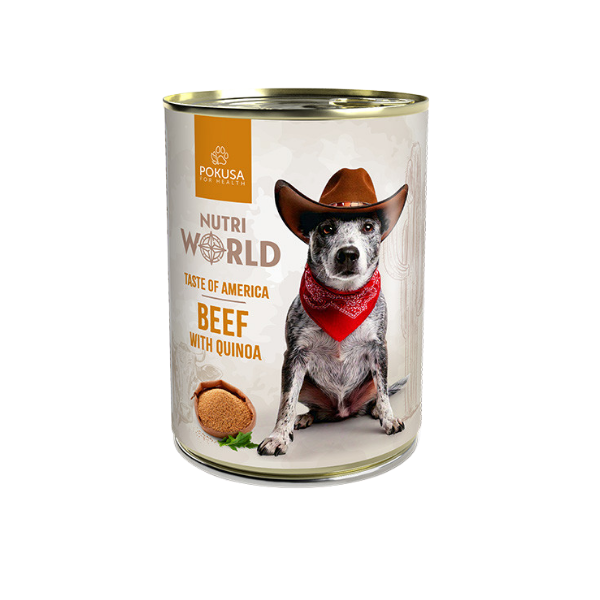 POKUSA Nutri World Karma mokra monoproteina - wołowina dla psów - 400 g.png