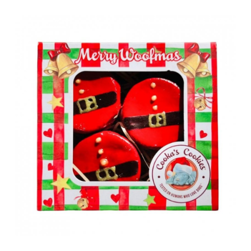 Cooka’s Cookies SANTA'S BELLY MACARONS Ciasteczka Świąteczne - 3 szt (1).png