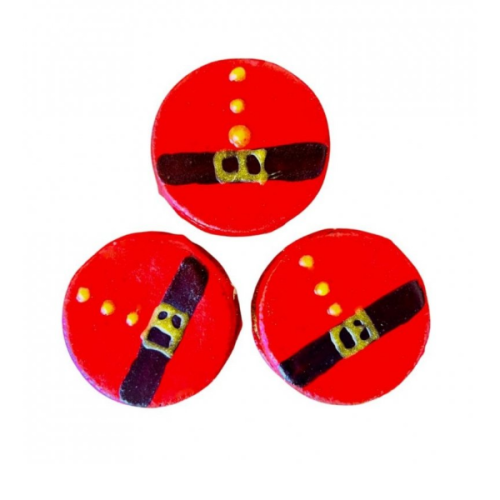 Cooka’s Cookies SANTA'S BELLY MACARONS Ciasteczka Świąteczne - 3 szt (2).png