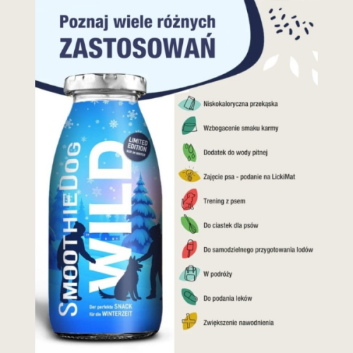 SmoothieDog WINTER WILD Świąteczna dziczyzna - płynna przekąska dla psa - 250 ml  (3).png