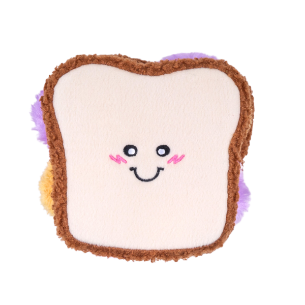 ZippyPaws Mata węchowa Sandwich Snufflerz -  masło orzechowe z dżemem dla psów (1).png