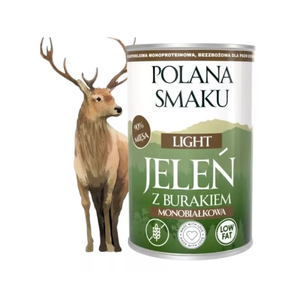 POLANA SMAKU Jeleń z burakami - karma mokra dla psów - 400 g (2).png